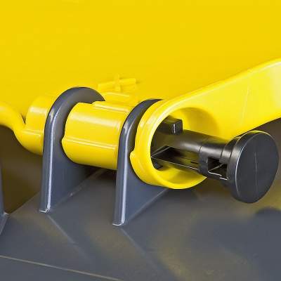 мобильные контейнеры для отходов 1100 л RL LIL шарнир дополнительной крышки